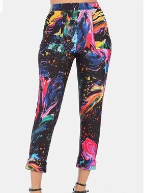 BLACKMILK Women’s Size Medium Artist Cuffed Pants Leggings High Waist Stretch